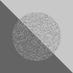 Diagonal Random Circle