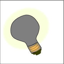 light bulb off