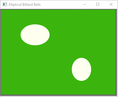 Elliptical Billiard Balls