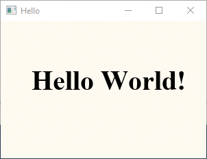 Hello World