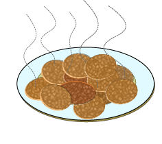 plate of cookies