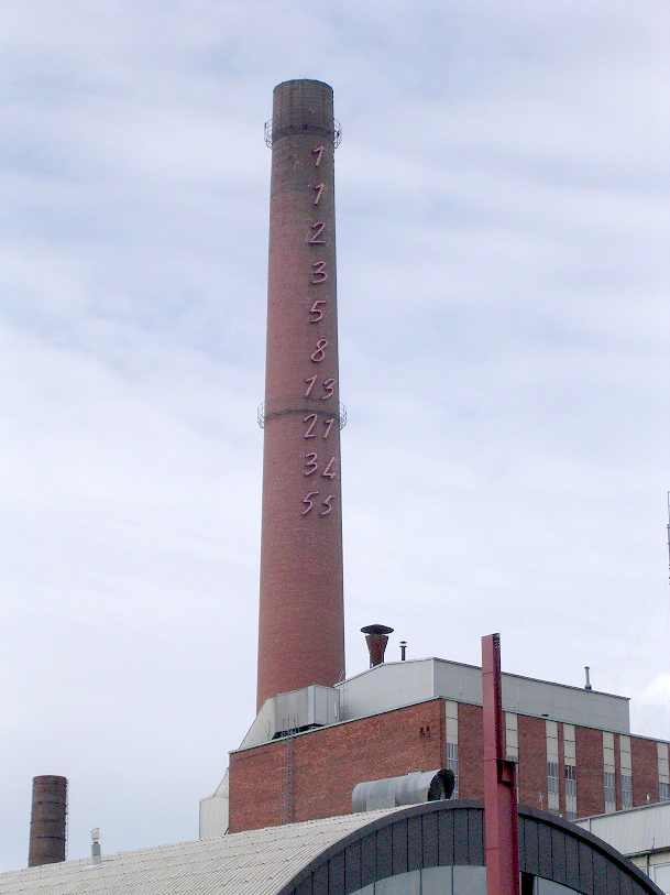 Smokestack in Turku Finland