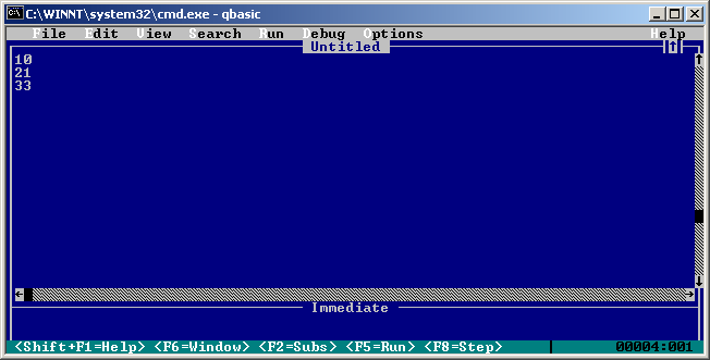 list of three integers