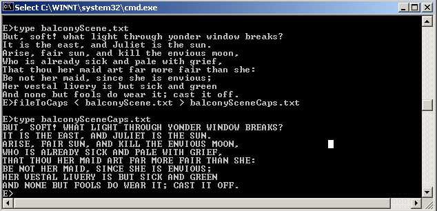 But, soft! what light through yonder window breaks? and so on