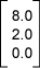 Column Vector 8 2 0