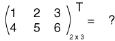 Transposition Problem