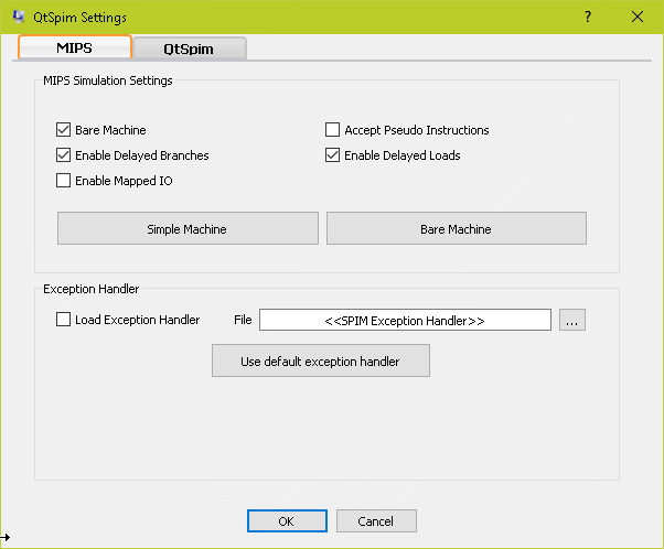 Spim Options