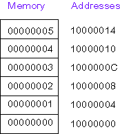 Section of Memory